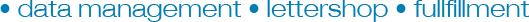 Data Management, Lettershop, Fulfillment